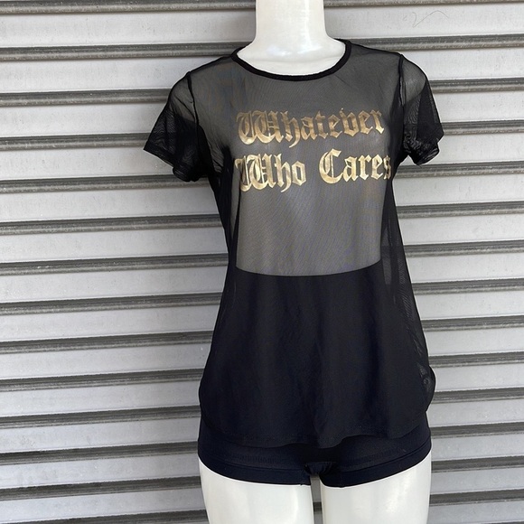 Color Code Sheer Top Size M - Picture 2 of 6